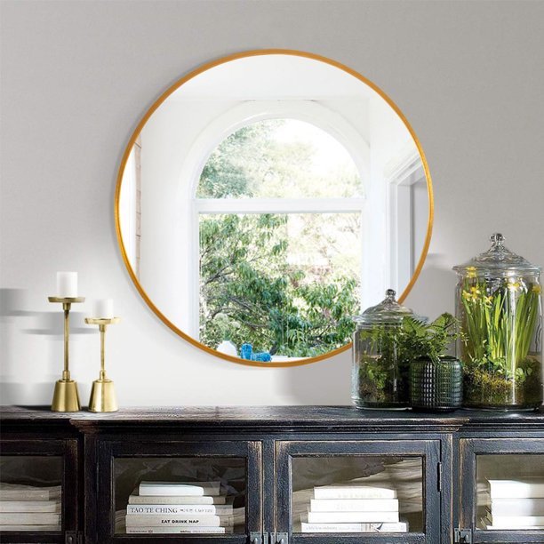 Wall decor multiple shape moulding led metal gold aluminium mirror picture frames for living room