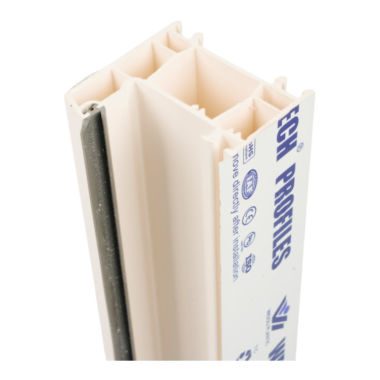 Customized 60mm series Environmental Frame and Sash plastic profile extrusion PVC and UPVC windows and door profile