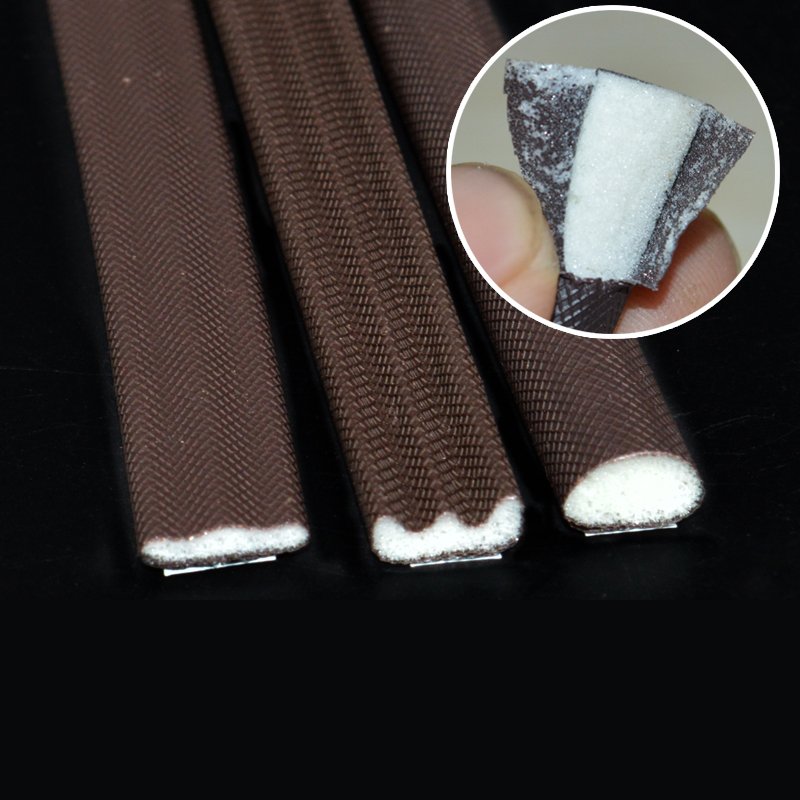 Wooden door and window self-adhesive coating PU foam sealing strip