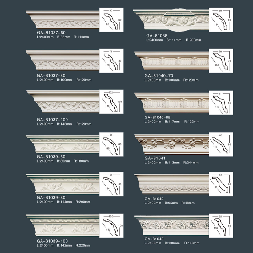40 modern architecture pu moulding decorativewooden pu decorative panel decorative pu molding