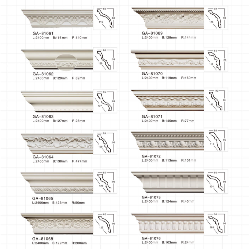 40 modern architecture pu moulding decorativewooden pu decorative panel decorative pu molding