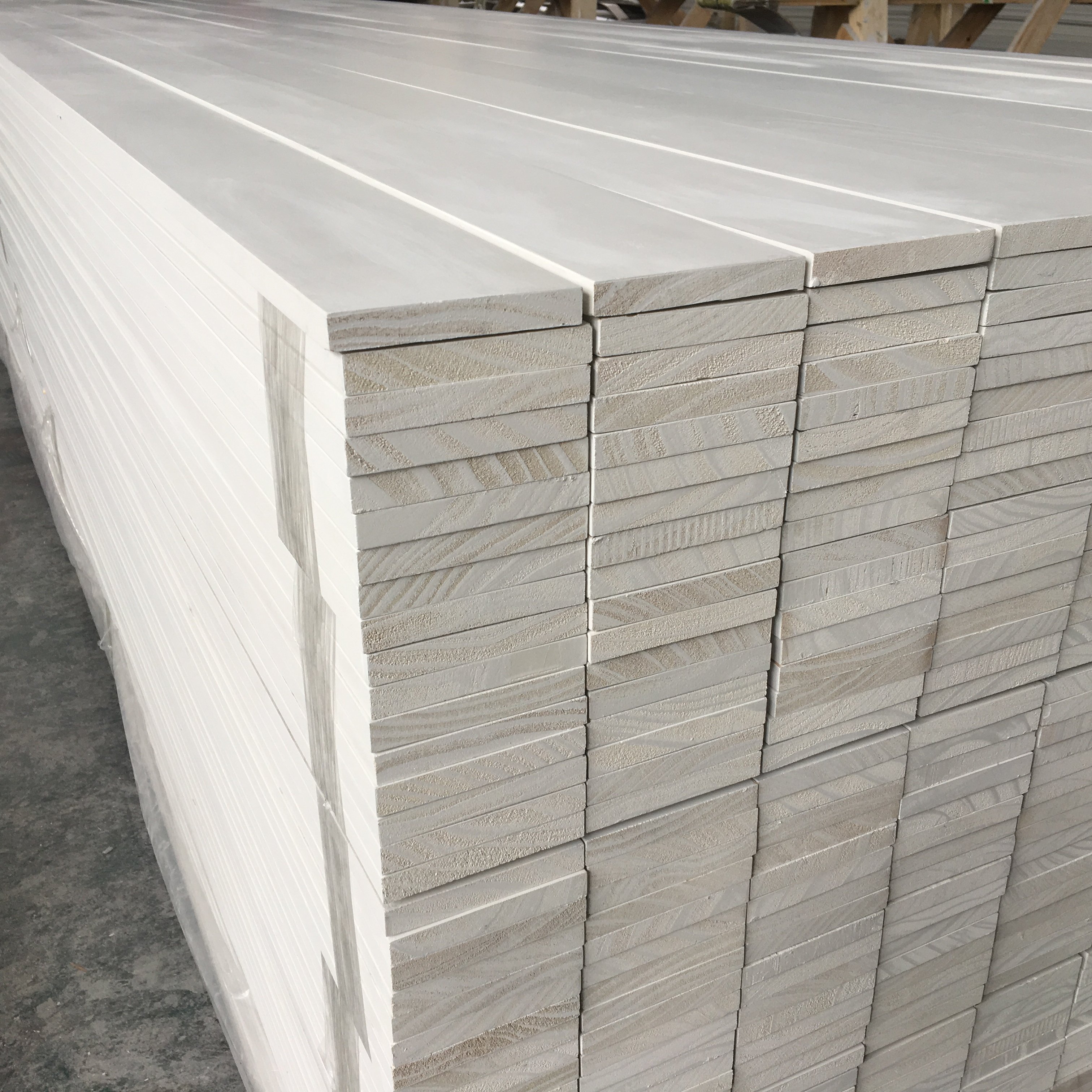 White Primed DAR S4S Wood Trim Window Reveal