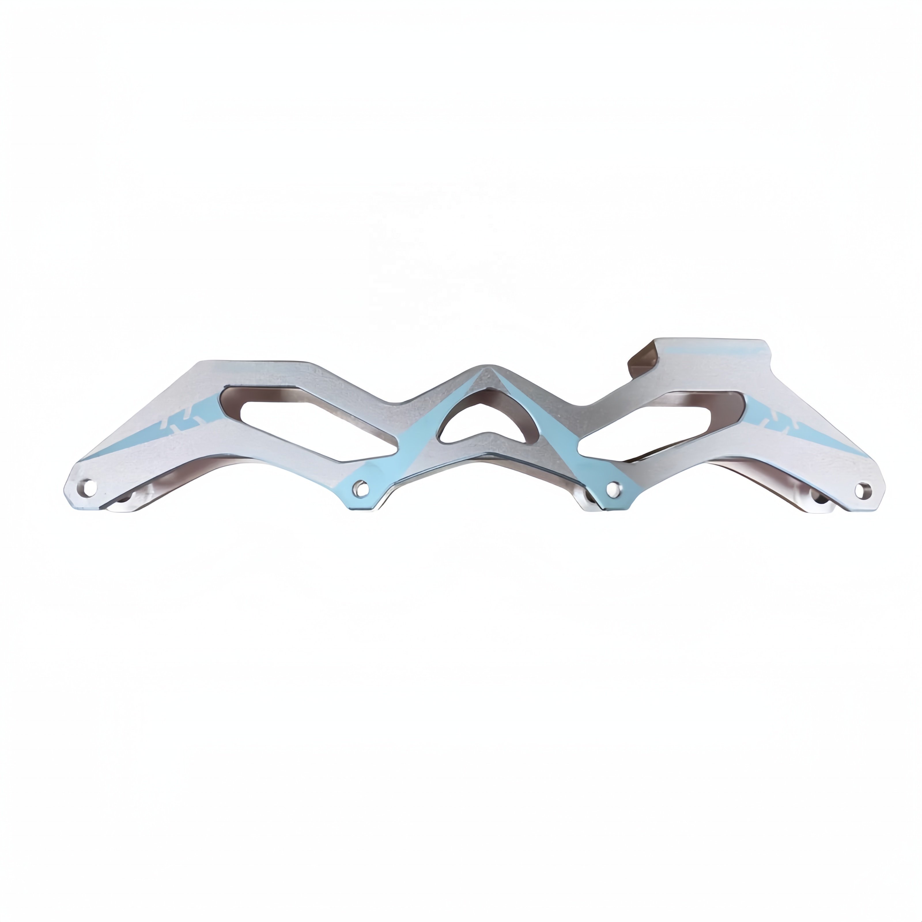 Custom Adjustable Aluminum Alloy CNC Machined Hold Wheels Frame Inline Speed Roller Skates Chassis Bracket