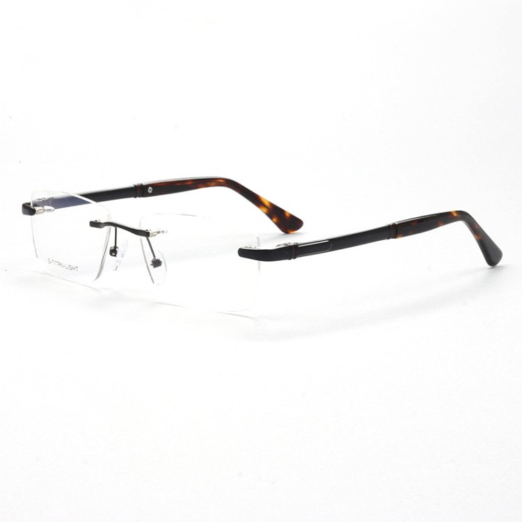 Rimless Metal Prescription 2024Newest Optical Frames Women Men Glasses Frame Fashion Optical Eyeglasses