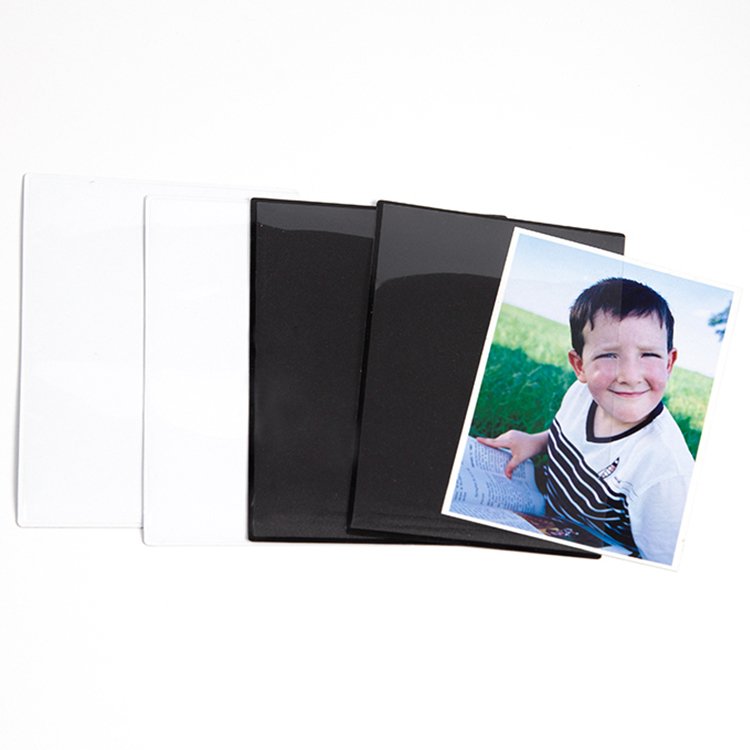 Customized Fridge Magnet Photo Frames 4x6 5x7 Photo Sleeves Soft PVC Picture Magnetic Photo Frame For Refrigerator