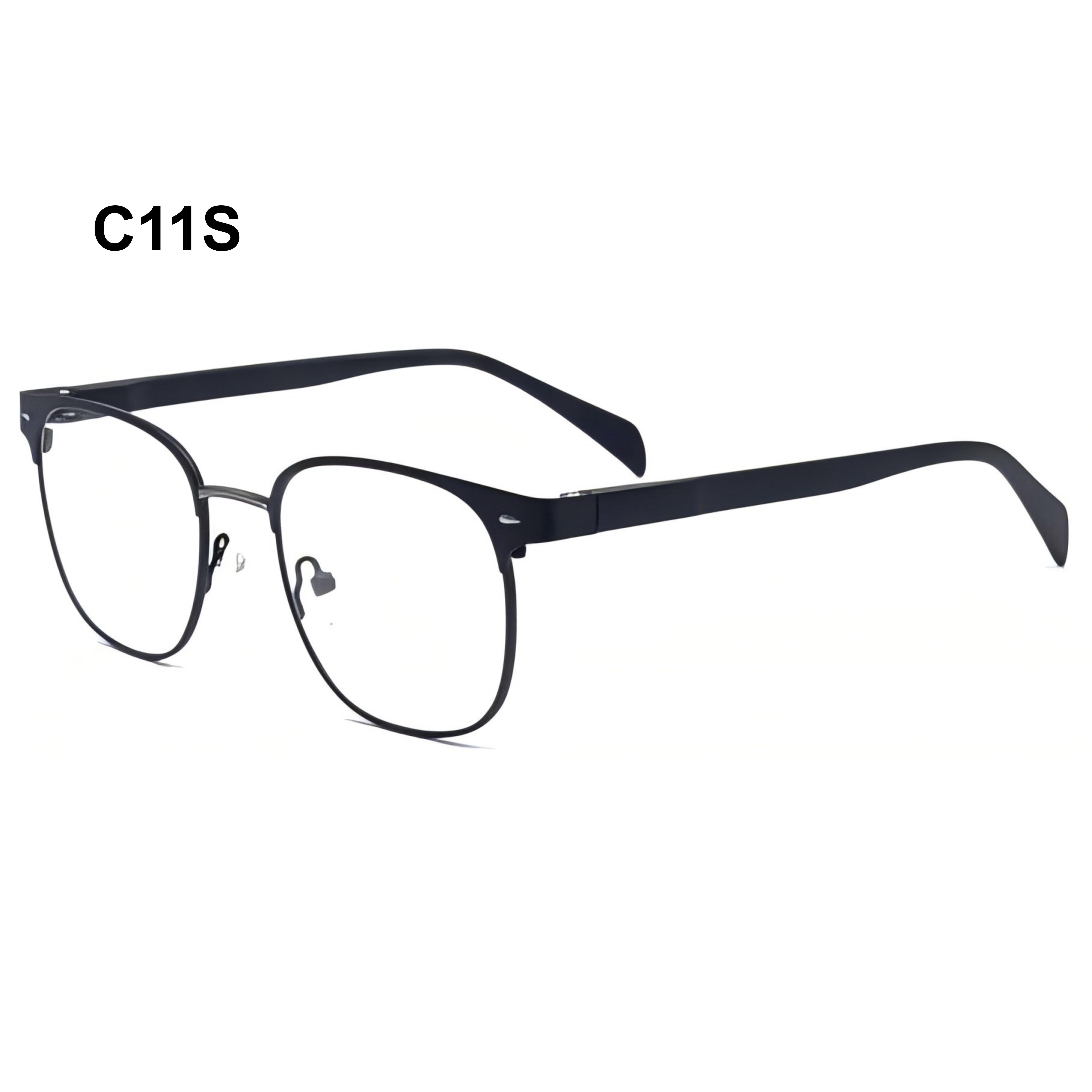 Wholesale Classics Metal Optical Eye Retro Optical Round Rice full Frame Classical Retro Men Eyewear