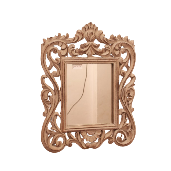 OEM Luxury Handmade Square Shaped Mirror Frames Private Label Wall Mirrors for Sale by Exporters Glass Material