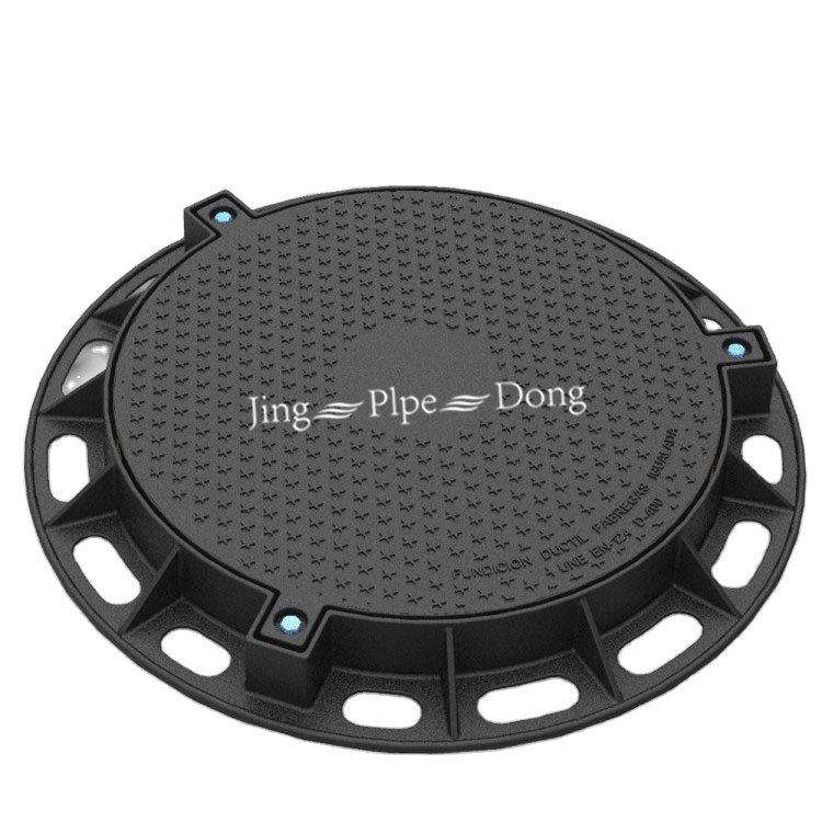Round Sand Casting Ductile Cast Iron Recessed Round Manhole Cover And Frame Mould