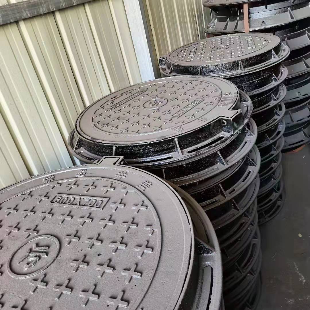 Round Sand Casting Ductile Cast Iron Recessed Round Manhole Cover And Frame Mould