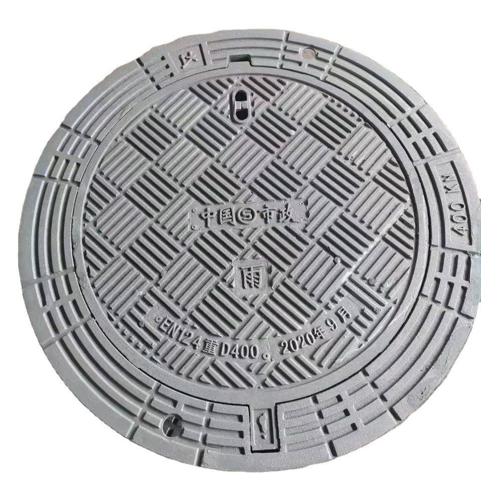 Round Sand Casting Ductile Cast Iron Recessed Round Manhole Cover And Frame Mould