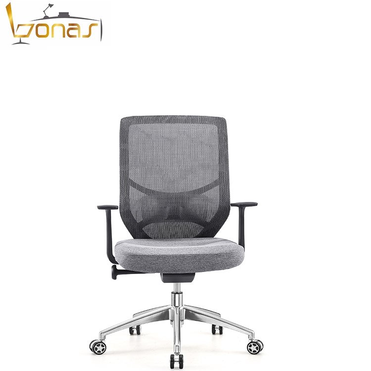 Modern Design Nylon Back Frame With HIght Elastic Mesh High Adjustable Simple Nylon Arm Mould Foam Office Chair
