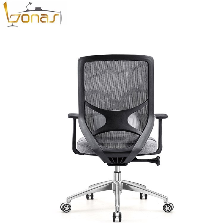 Modern Design Nylon Back Frame With HIght Elastic Mesh High Adjustable Simple Nylon Arm Mould Foam Office Chair