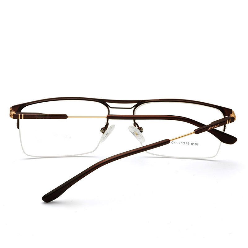 Hot Sell Fashion Wholesale Eyewear Metal Half Rimless Frame Eyeglasses Frames Optical Frames For Men Women