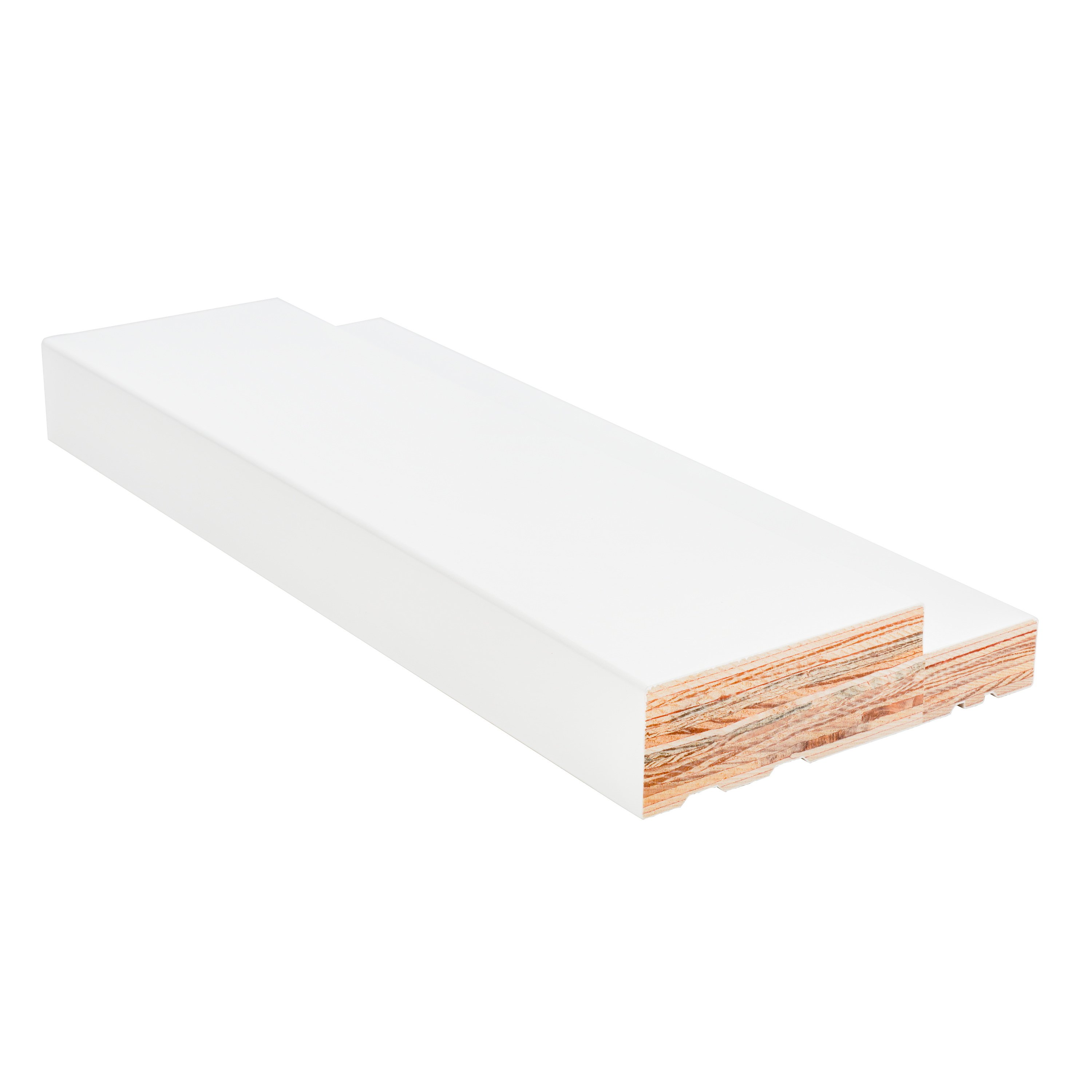 Hot Selling Modern Style Primed LVL Jamb Moulding Wood Door Frame for Interior for Bedroom and Exterior Decoration Room Updating