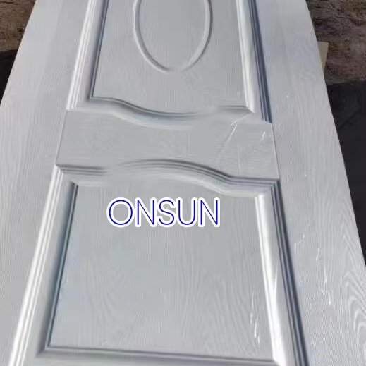 Melamine white color door skin 830*2050*2.5mm interior door export to South Africa market