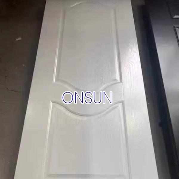 Melamine white color door skin 830*2050*2.5mm interior door export to South Africa market
