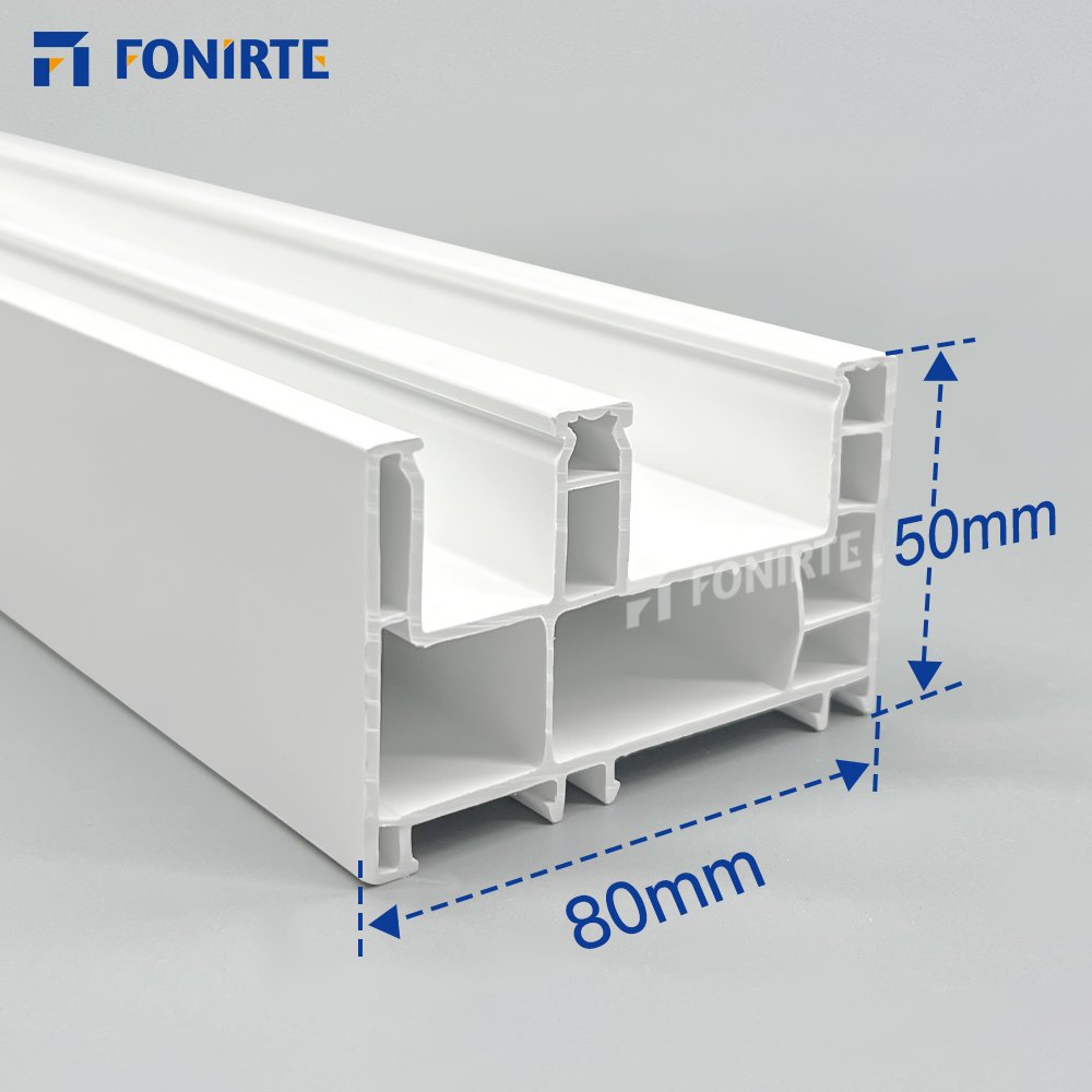 White Plastic Extrusion High standard OEM sliding and casement windows others doors pvc profile