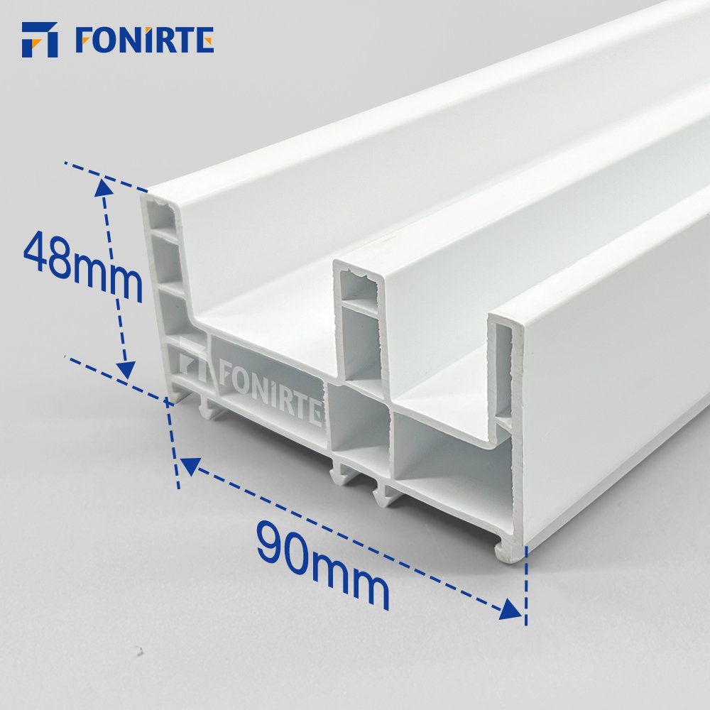 White Plastic Extrusion High standard OEM sliding and casement windows others doors pvc profile