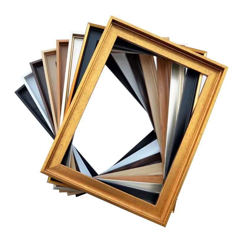 PS floating Canvas Frame Plastic L shape Picture photo frame moulding profile for painting canvas