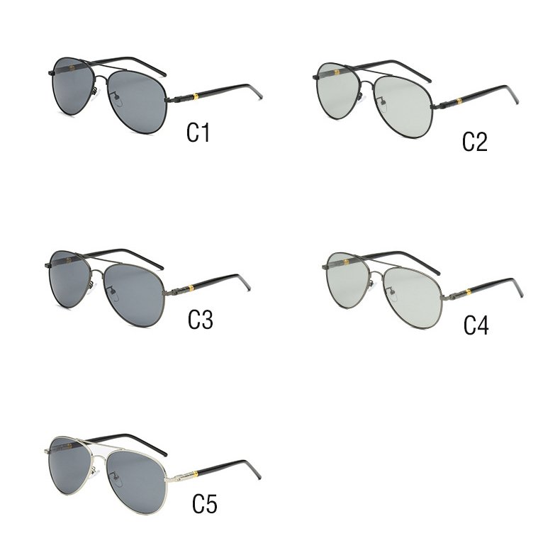 2025 Classic Sunglasses Frames Large Double Bridge Polarized Sports Retro Black Lenses Sunglasses Vintage Retro Sunglasses