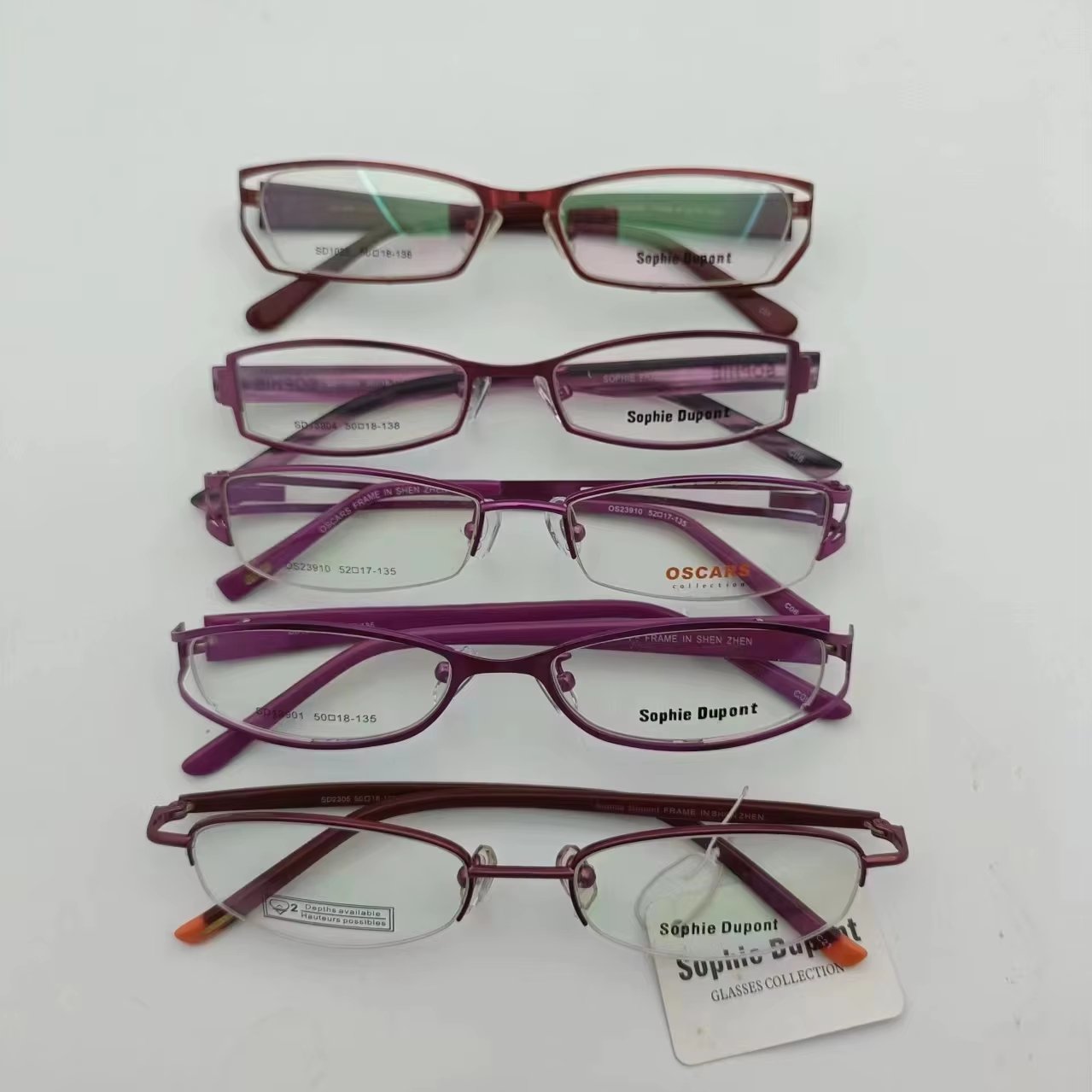 80s 90s Vintage Eyewear Designer Metal Frames Small Size Acetate Eyeglasses Frames