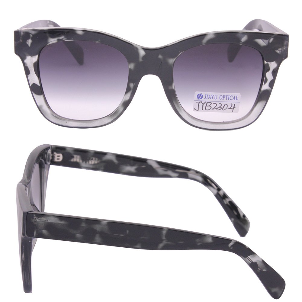 Unisex Polarized PC frame+ CP Arms Sun glasses Christmas Novelty Trendy Cat Eye Gradient Sunglasses Men/Women 100% UV blocking