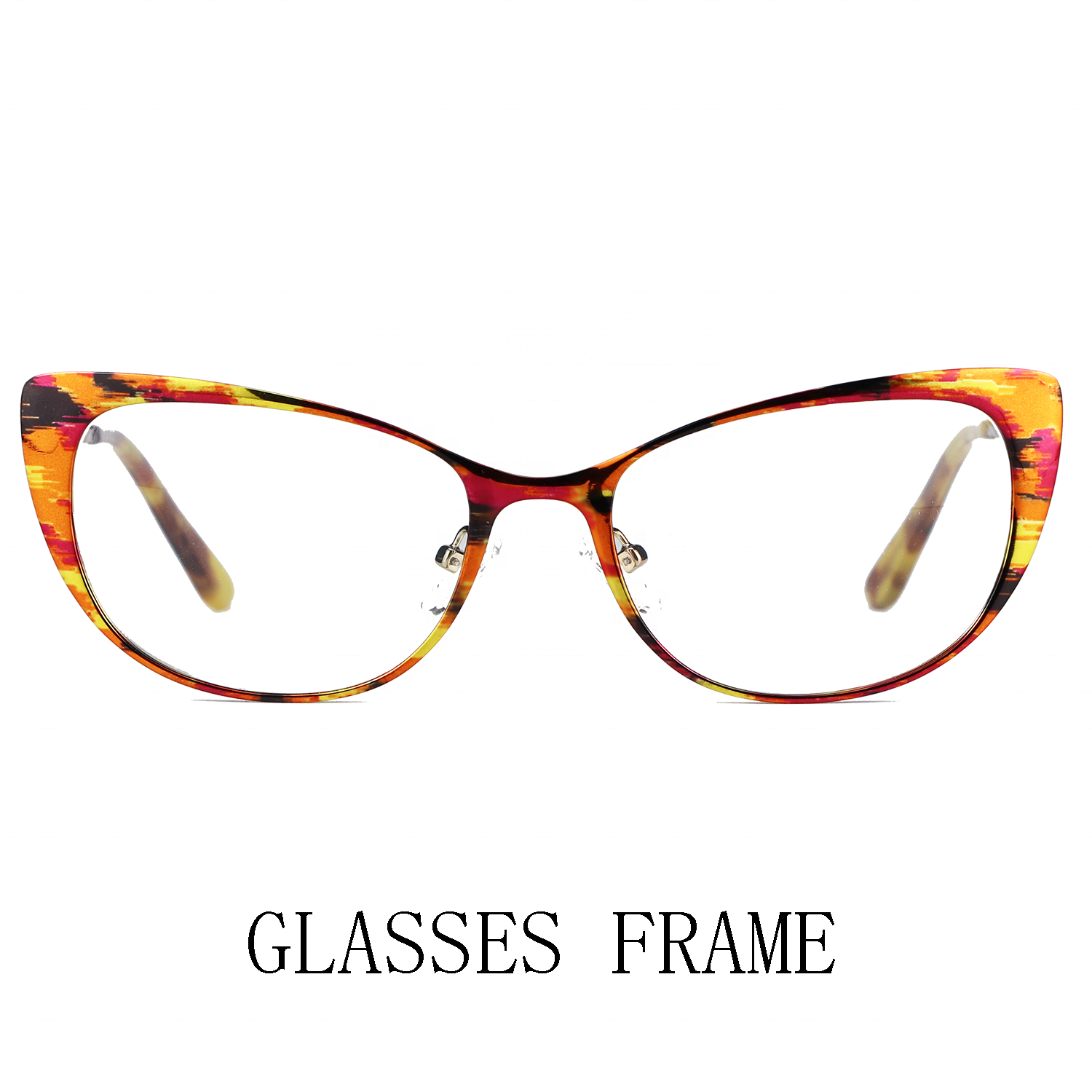 Wholesale Flower Package Neutral Clear Lens Optical Glasses Rectangular Frame with Progressive Visual Effects Rainbow Mirror
