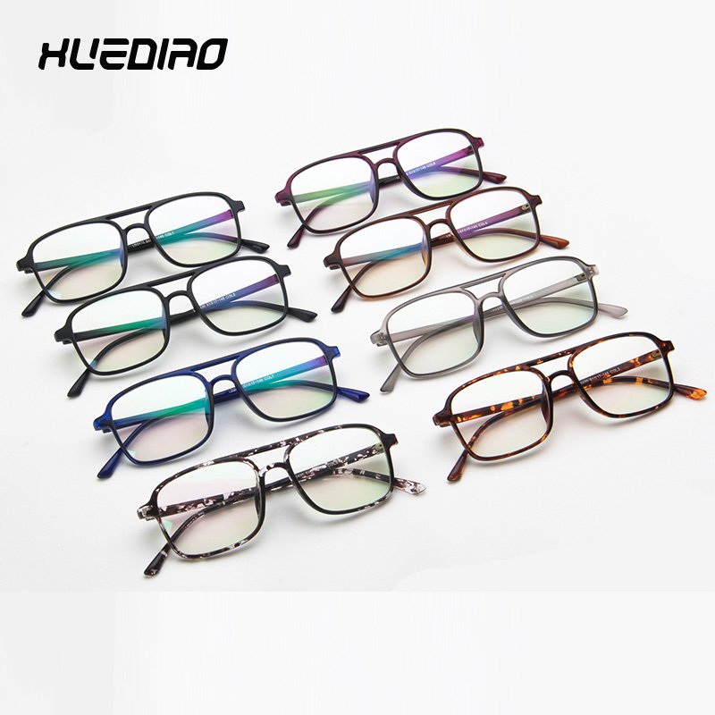 XUEDIAO Double Bridge Designer Thin Optics Glasses Frame Anti Blue Light Computer Book Reading Eyeglass Frames