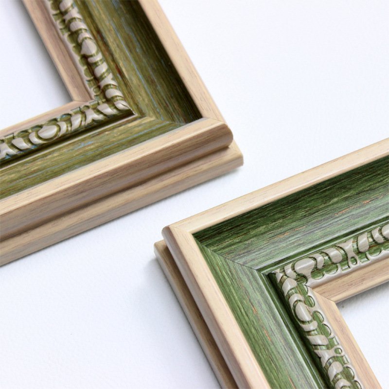 Modern minimalist retro decorative picture frame embossed handmade art photo frame PS foam Nordic ps moulding frame