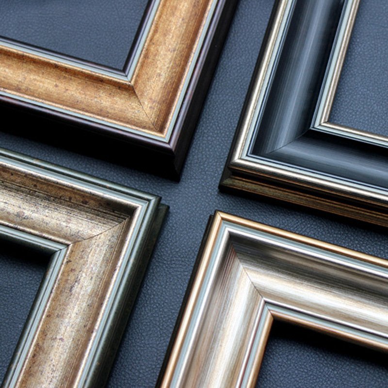 Modern minimalist retro decorative picture frame embossed handmade art photo frame PS foam Nordic ps moulding frame