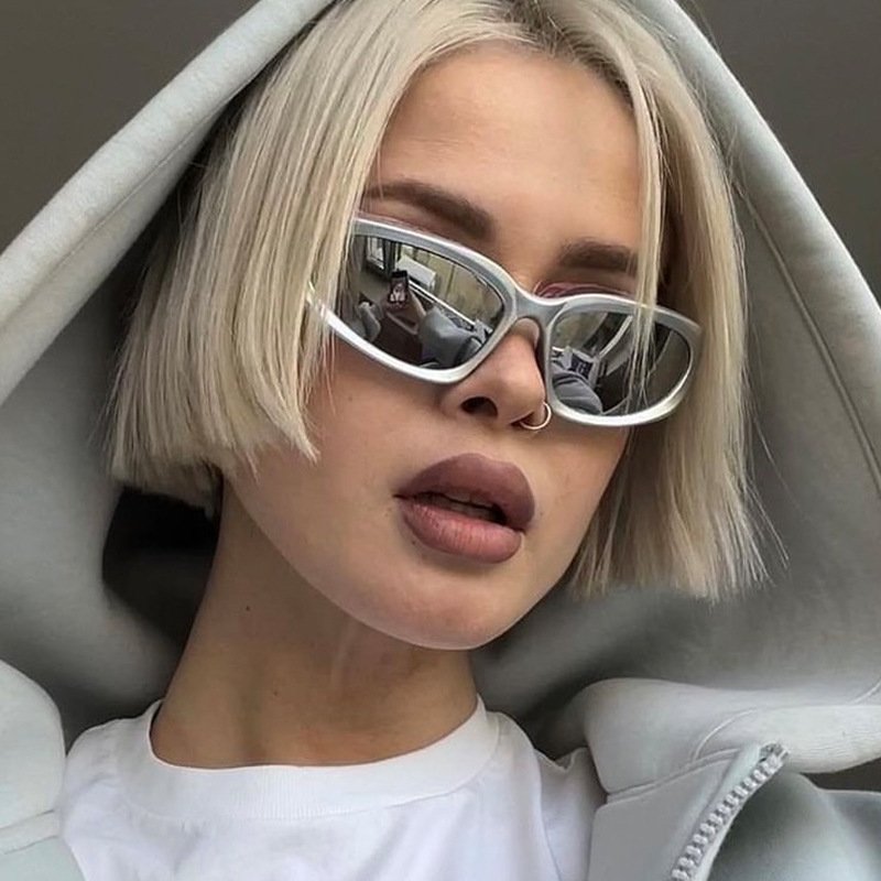 2024 Steampunk European and American style sunglasses ins fashion sports sunglasses for men women