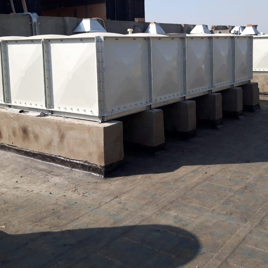 100m3 water Tank Farm Irrigation FRP Panel Water Tank Factory Whole Sale
