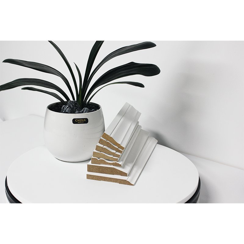 Modern Design White Wood Door Jamb White Painted Board Door Casing Frame Mouldings for Interior and Exterior Decor