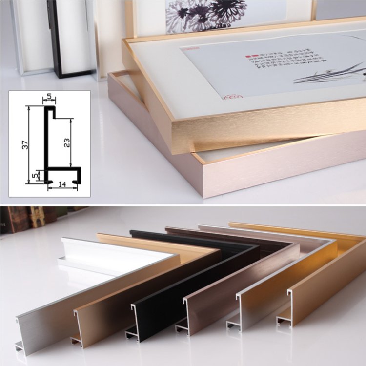 aluminum photo frame profile aluminum profile for picture frames