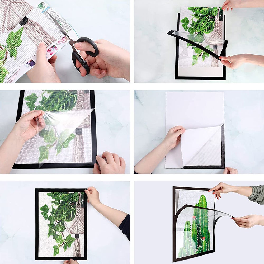YONGMING Customized 25*25cm Magnetic photo frame Wholesale of PVC wall stickers