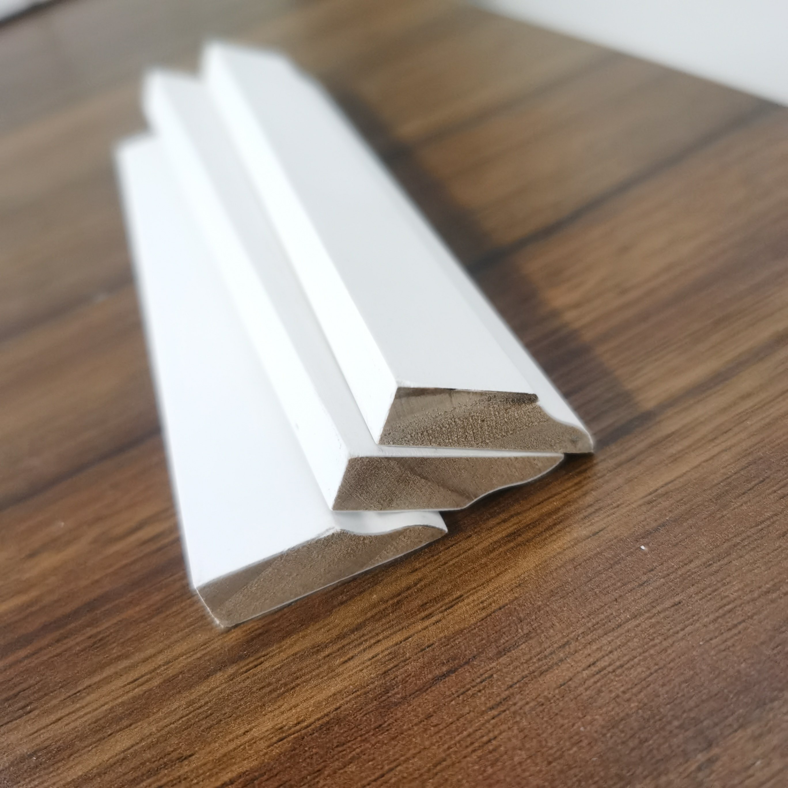 White Paint timber Decorative Wood Trim Frame Moulding Wooden Door stop line