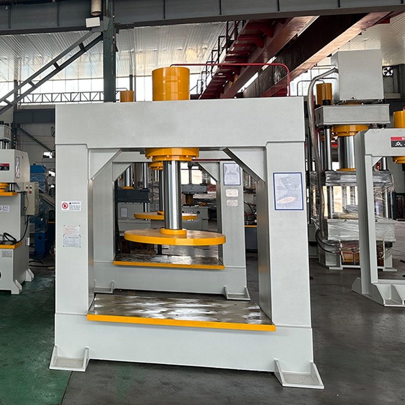 Hot Sale Certificate Low Price 120 Ton H Frame Solid Tire Press Machine Forklift Tire Hydraulic Press Machine With Mould
