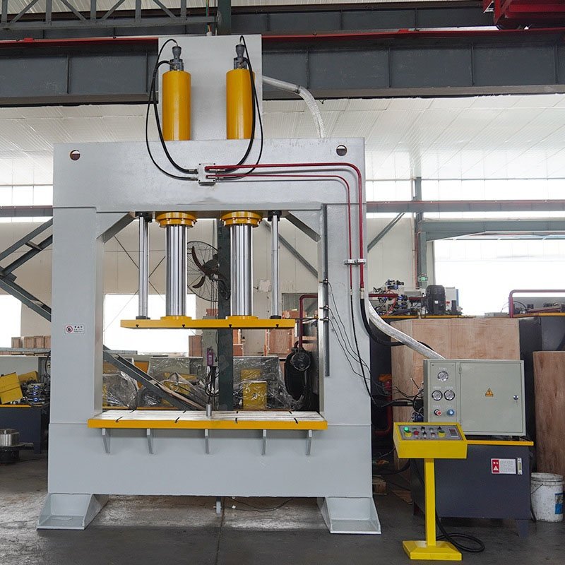Hot Sale Certificate Low Price 120 Ton H Frame Solid Tire Press Machine Forklift Tire Hydraulic Press Machine With Mould