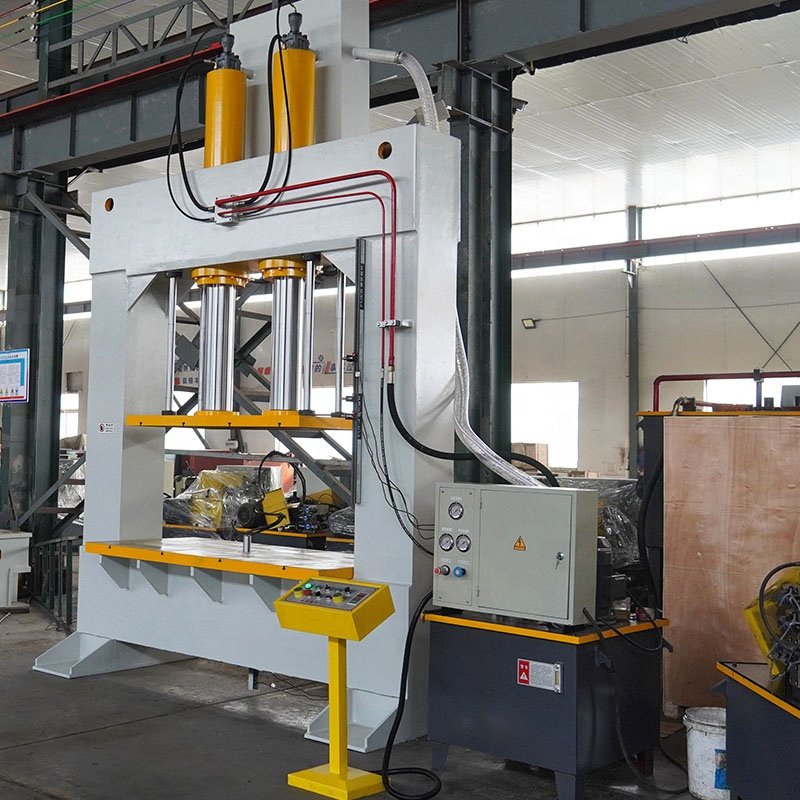 Hot Sale Certificate Low Price 120 Ton H Frame Solid Tire Press Machine Forklift Tire Hydraulic Press Machine With Mould