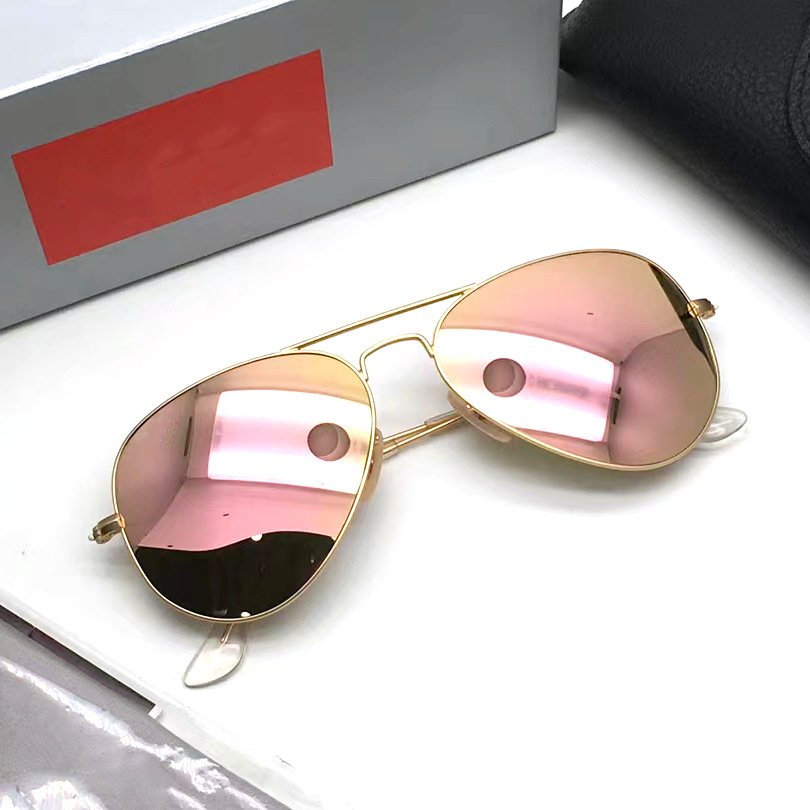 Premium Pilot Glasses 3025 Aviation Pilot Style UV Protection Glass Lenses Women Men Fashion Shades Driving Sunglasses