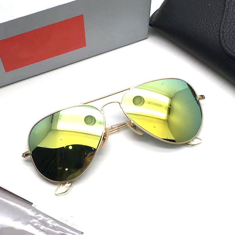 Premium Pilot Glasses 3025 Aviation Pilot Style UV Protection Glass Lenses Women Men Fashion Shades Driving Sunglasses