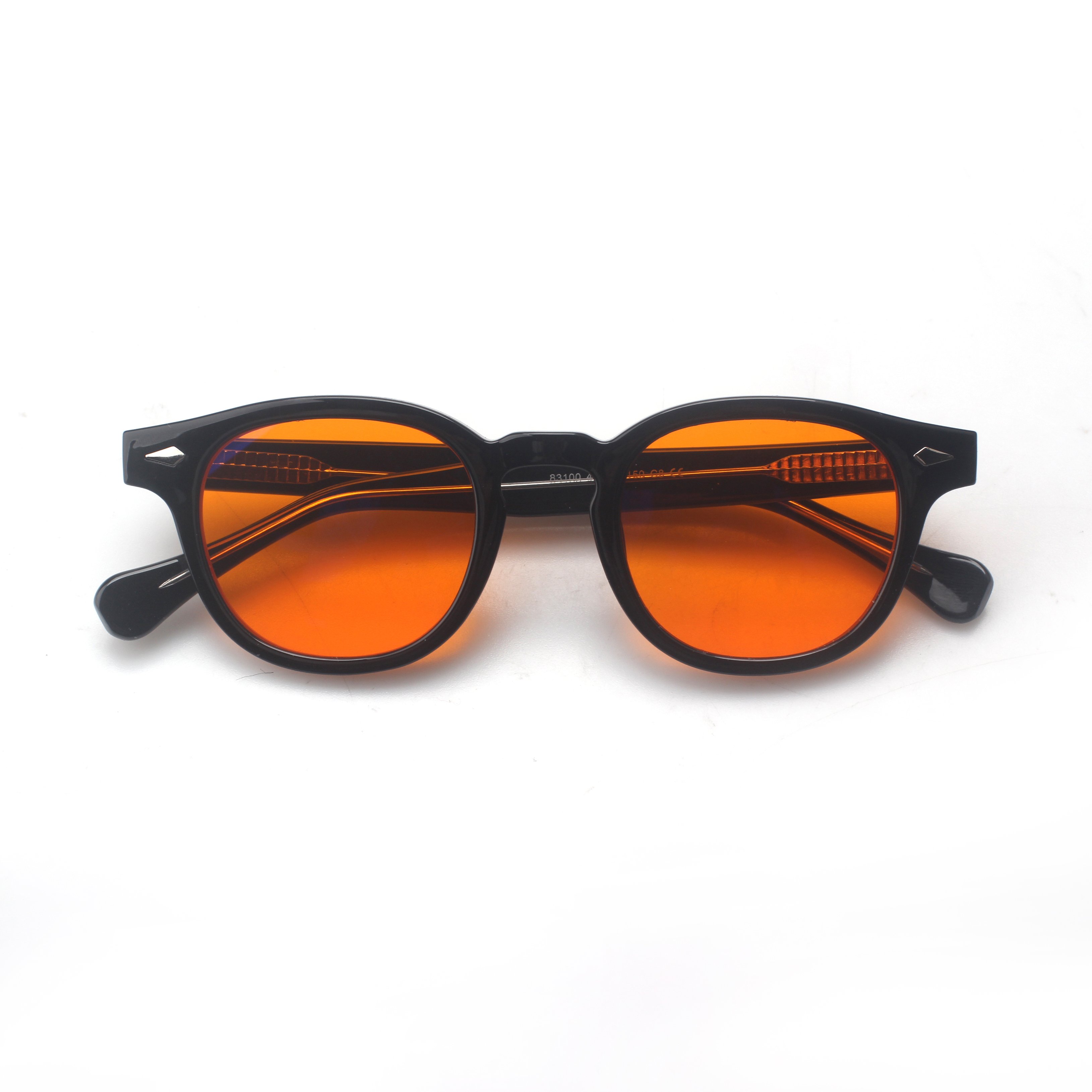 Sunray Newest Design Custom Classic Orange Lens Oval Frame TR90 Material Frames Women and Men Anti Blue Light Blocking Glasses
