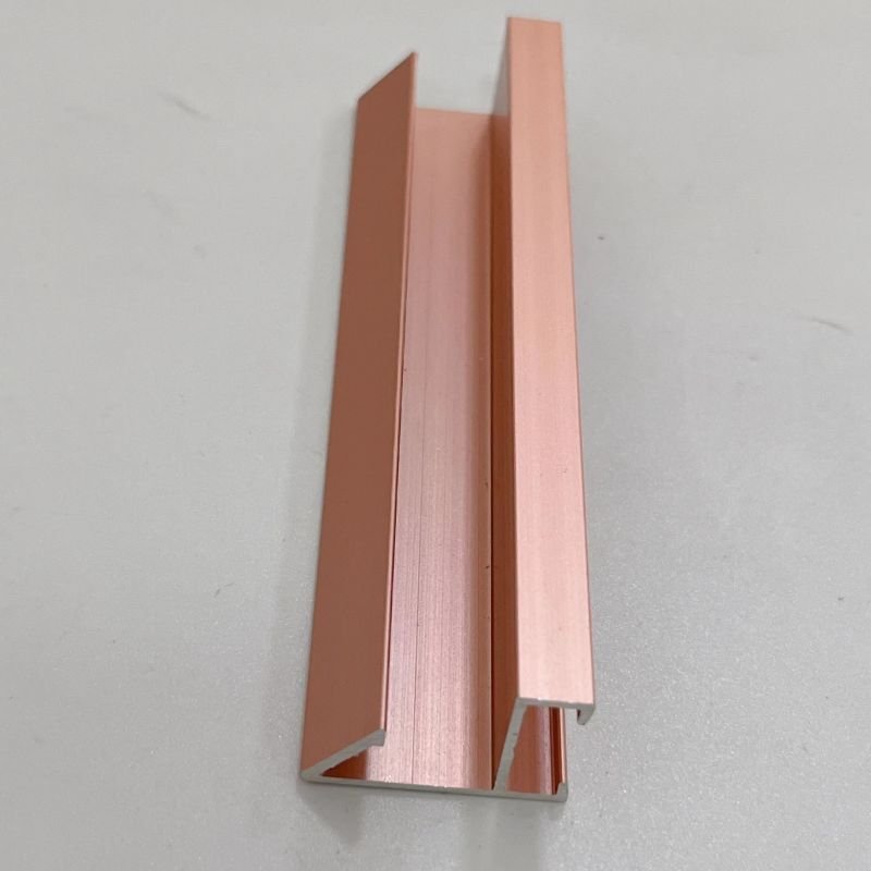 Newest Photo Frame Brushed Matte Iron Gray Aluminium Picture Frames Moulding Aluminum Profile