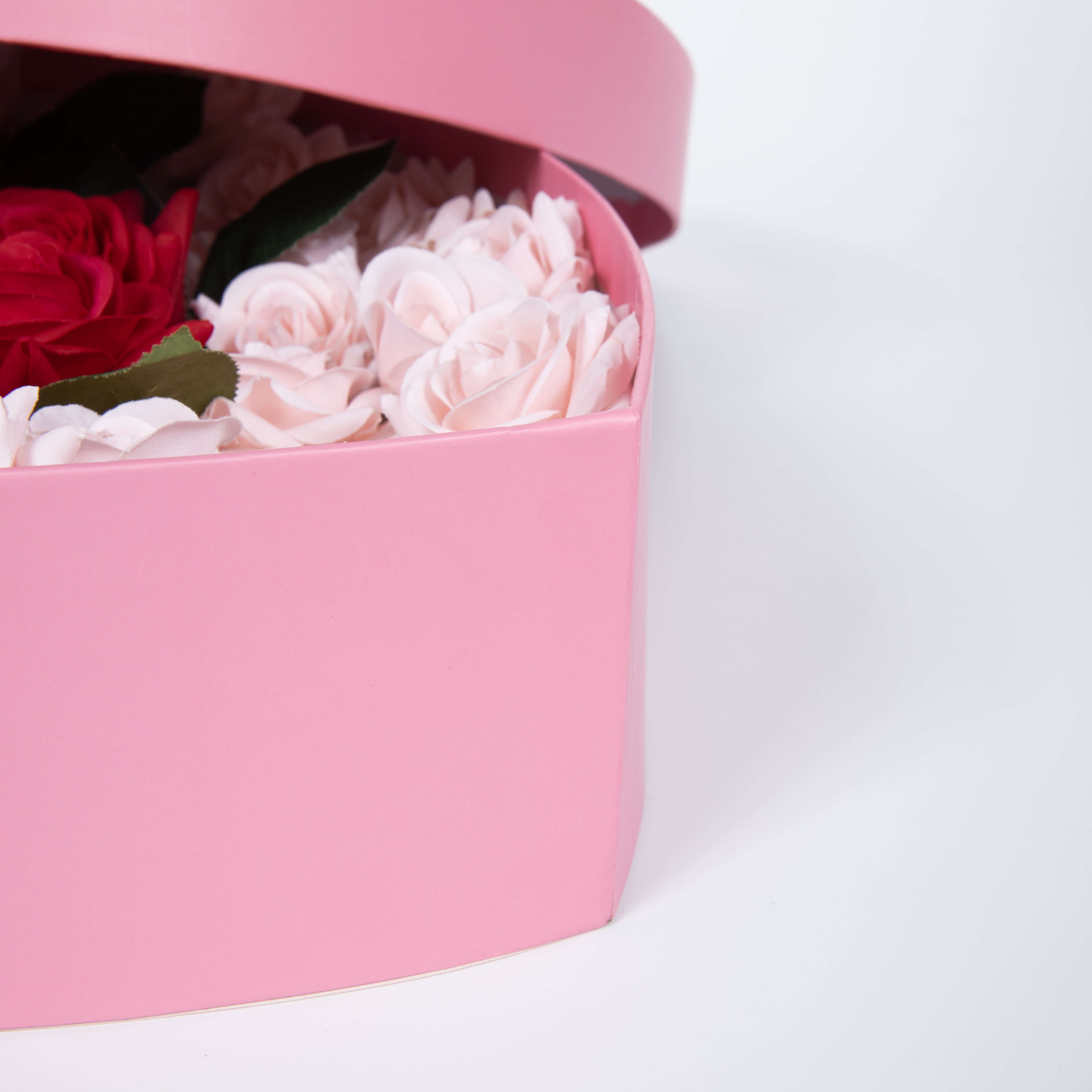 Creative Window Love Flower Box Heart-shaped Flowers Box Perspective Heart-shaped Gift Box