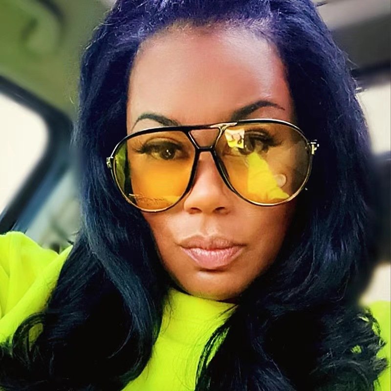 sunglasses 2024 fashion letter t double beam for women men vintage luxury brand trendy large frame oversized shades sunglasses