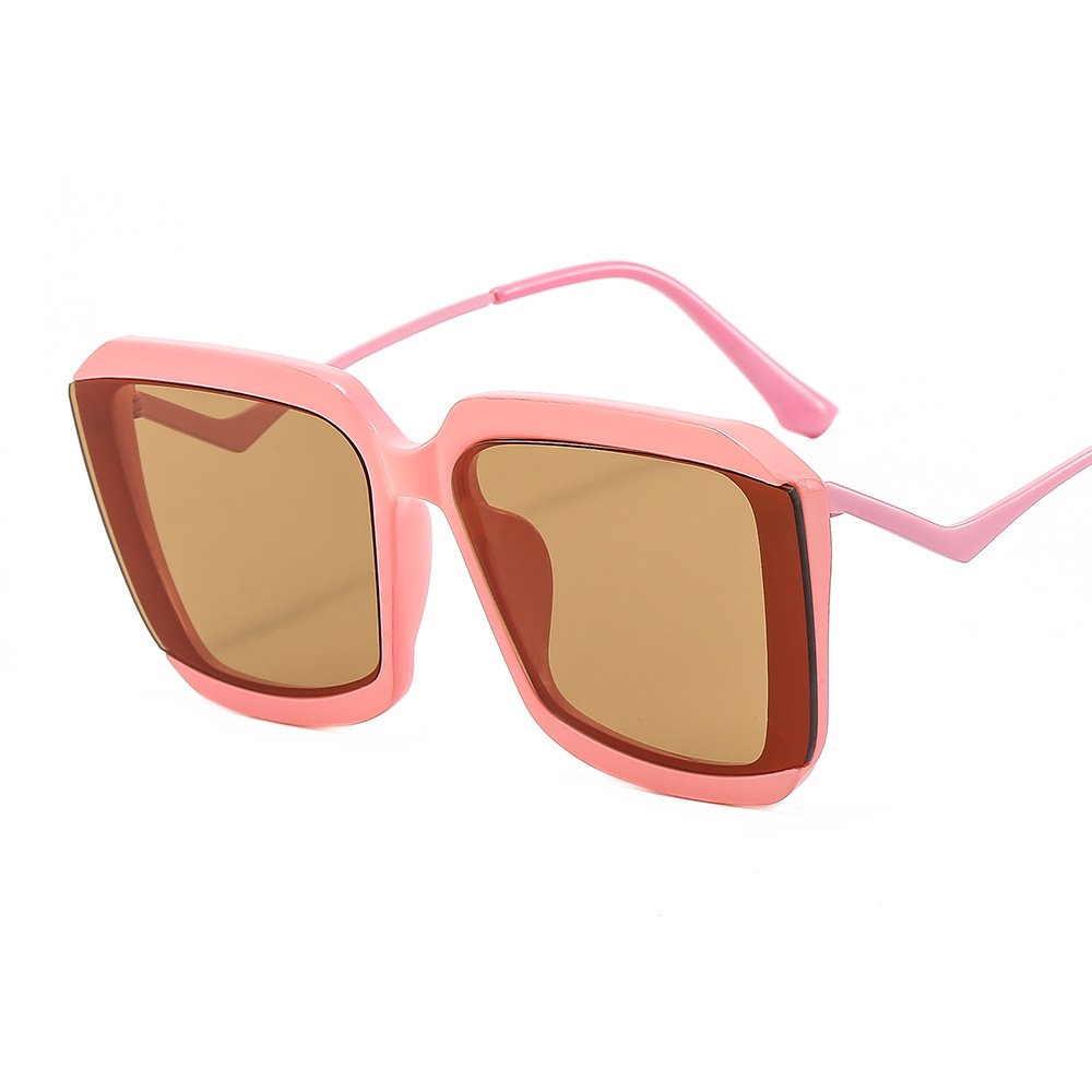 DL Glasses gradient lenses shade sunglass square oversize gafas de sol metal arm women sunglasses 2024