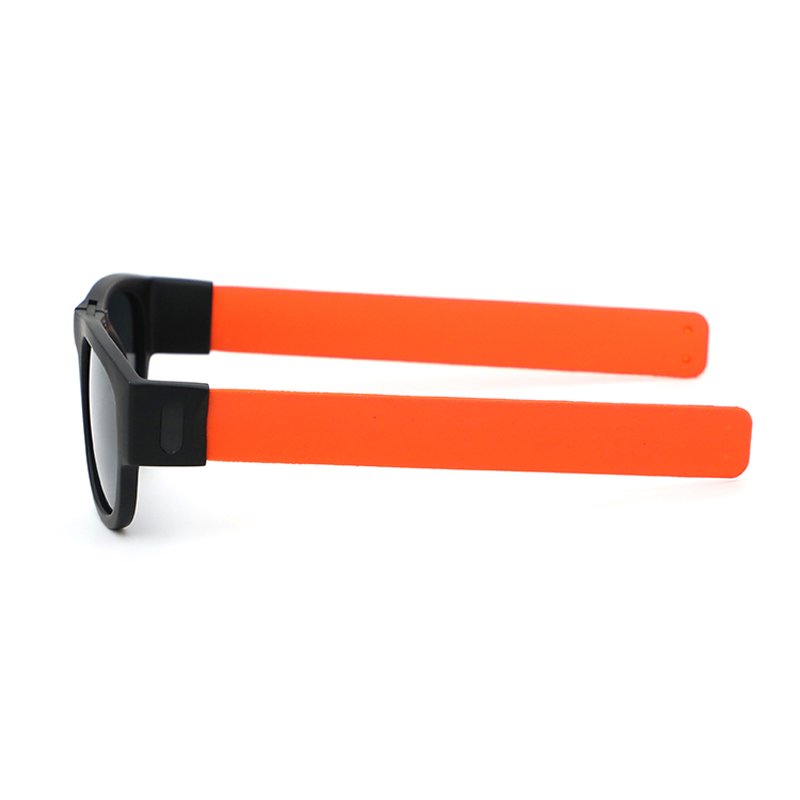 Slap Bracelet Sunglasses Magnetic Clip On Glasses Custom Logo Sun Glasses Polarized Folding Sunglasses