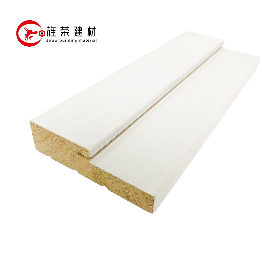 White Primed Pine Wood Exterior Door Frame for North American Market High Quality Door & Window Frames