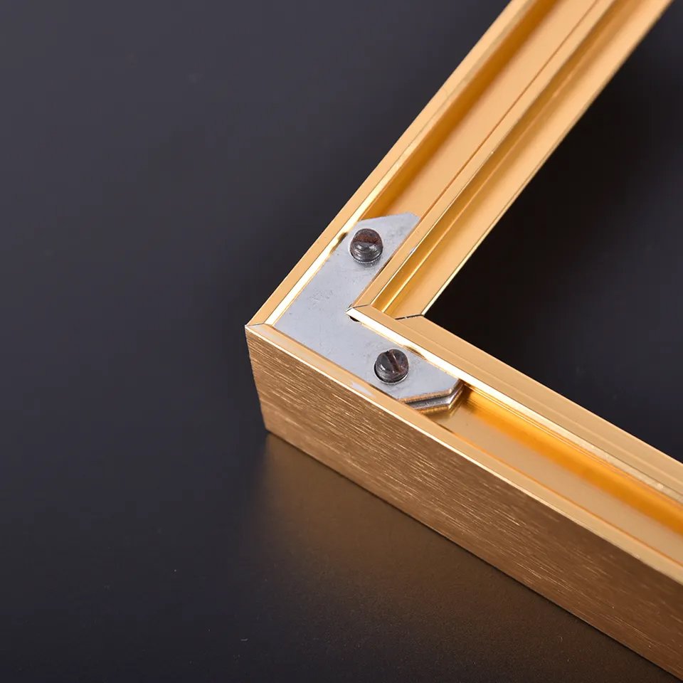 wholesale Silver rose gold black 8x10 11x14 11x17 12x16 16x20 16x24 Inch Metal Aluminum Alloy Picture Photo Mirror Frame
