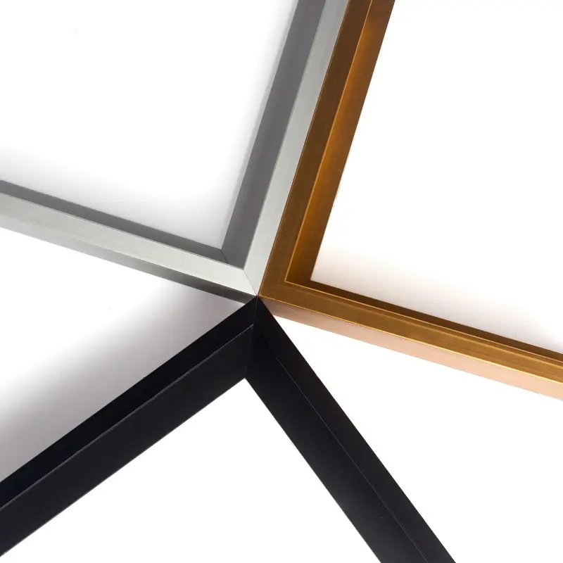 wholesale Silver rose gold black 8x10 11x14 11x17 12x16 16x20 16x24 Inch Metal Aluminum Alloy Picture Photo Mirror Frame